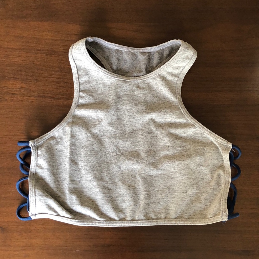 Free People Racerback Criss Cross